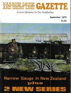 Gaceta de calibre estrecho septiembre 1975 HOn3 New Zealand Porter mazos de tala Rayonier - Imagen 1 de 10