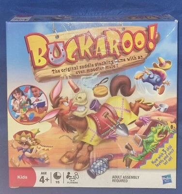 BUCKAROO! by Hasbro Gaming 'The Saddle-Stacking Game 100% Complete Free Postage  - Image 1 of 4