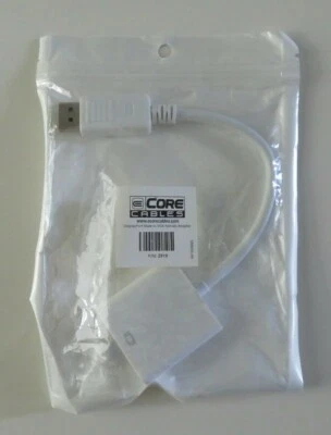 Core Cables DisplayPort  Male to VGA Female Adapter   - Image 1 of 2