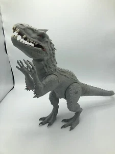 2014 Jurassic World INDOMINUS REX 20" Roar Light Up Dinosaur Hasbro Tested Works - Picture 1 of 10