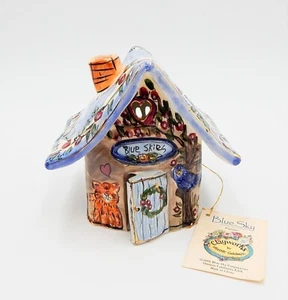 Casa de luz de té Blue Sky Clayworks BLUE SKIES brezo Goldminc pequeña 2001 - Imagen 1 de 11
