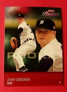 JEREMY BONDERMAN * RC ROOKIE #201 DETROIT TIGERS * 2003 PLAYOFF PRESTIGE MLB - Foto 1 di 1