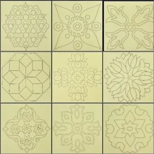 Carta fotografica arte glitter sabbia mandala - 20 x 20 cm - consapevolezza, compleanno, festa, rangoli - Foto 1 di 22