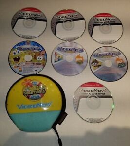 Lot of 7 VIDEO NOW Discs Fairly Odd Parents and SpongeBob with Case