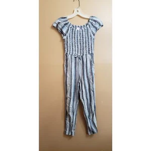Justice Striped Jumpsuit - Picture 1 of 4