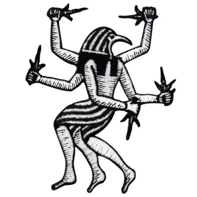 Embroidered Iron Sew On Patches transfers Badges appliques Horus Egyptian God - Image 1 of 4