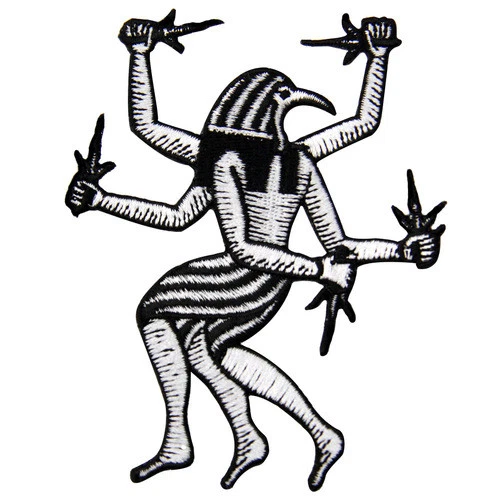 Embroidered Iron Sew On Patches transfers Badges appliques Horus Egyptian God - Image 1 of 4