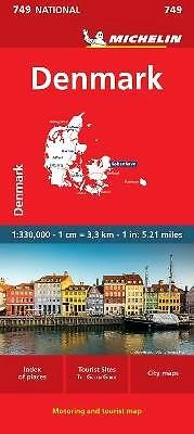 Michelin Denmark Map 749, Michelin,