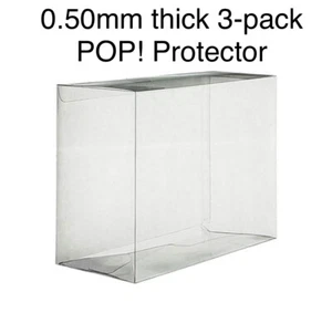 ULTRA PREMIUM SCRATCH & UV RESISTANT 0.06mm Funko Pop! 3-Pack Box Protector READ - Picture 1 of 7