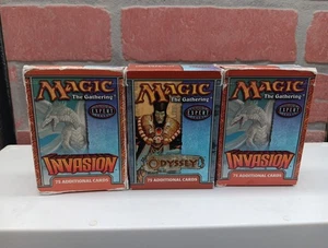 MTG EMPTY (2) Invasion & (1) Odyssey Deck Boxes ONLY *Pre-owned FAST SHIPPING  - Picture 1 of 9