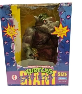1991 Giant Size Bad Boys Rocksteady Vintage Teenage Mutant Ninja Turtles  - Picture 1 of 4