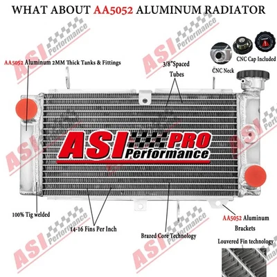 2-Row  Radiator FIT 2017-2021 Suzuki SV650 / SV 650 Foto 1 de 4