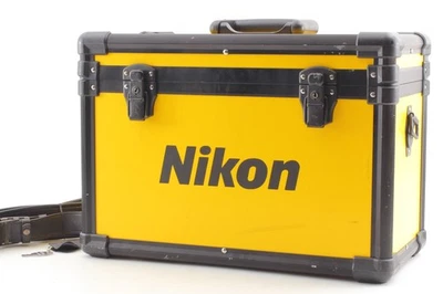 [Exc+5] Rare Nikon Vintage Yellow Hard Aluminum Camera Trunk Case From JAPAN - Image 1 of 4