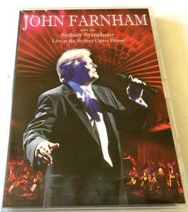 John Farnham - Sydney Symphony - Live at the Sydney Opera House 22 Tk - Mint DVD - Picture 1 of 9