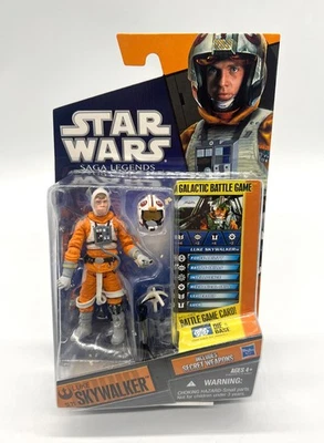 Star Wars Saga Legends SL21 Luke Skywalker Pilot Galactic Battle Game 2010 - Imagem 1 de 4