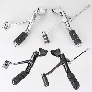 Kit attacchi leve poggiapiedi adatti a Harley Sportster 1200 Sportster 883 ferro - Foto 1 di 12