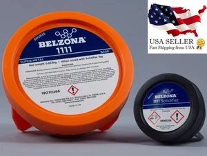 Belzona 1111 Super Metal Set Base y Solidificador 1kg Sellado ¡Nuevo FRESCO! - Imagen 1 de 4
