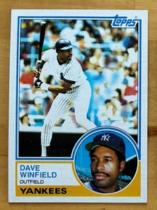 1983 Topps Baseball #770 Dave Winfield - New York Yankees (B) - casi nuevo - Imagen 1 de 2