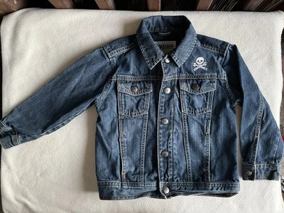 Chaqueta vaquera bordada calavera Gymboree XS 4 para niños Foto 1 de 4
