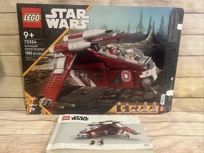 Lego Star Wars Coruscant Guard Gunship 75354 BOX & INSTRUCTIONS MANUAL Only - Image 1 of 4