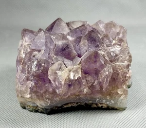 Natural Amethyst Crystal Cluster 1 Lb Purple Quartz Banded Agate Base Gemstone - Picture 1 of 15