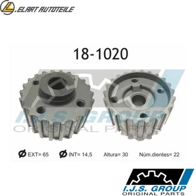 ZAHNRAD KURBELWELLE 18-1020 FÜR VW CS/JX/RA/SB/ME/JP/MF/JR 1.6L KY 1.7L1V 1.6L  - Bild 1 von 4