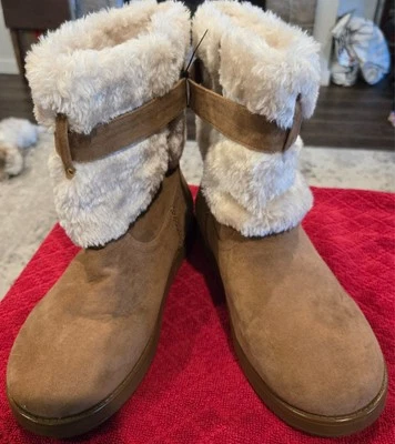 Guess Botas de Piel de Invierno - Marrón Mundial Talla 9 Foto 1 de 4