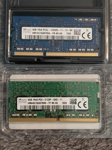 RAM Lot. 1. 4GB 1Rx8 PC3L - 12800S, 1. 4GB 1Rx8 PC4-2133P - Picture 1 of 1
