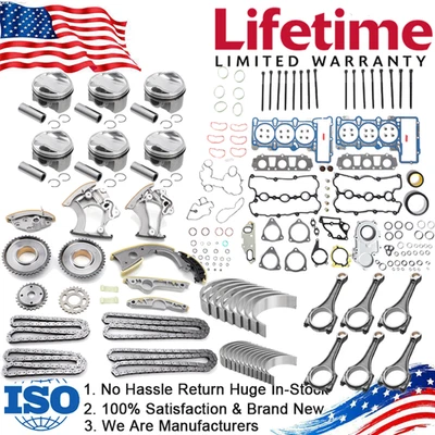 Engine Rebuild Kit Timing Chain For Audi A6 A7 A8 Q5 Q7 SQ5 Volkswagen 3.0L V6 - Image 1 of 4