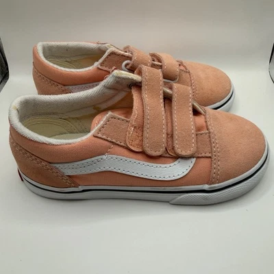 Zapatos Vans para niños pequeños Old Skool V al sol/melón talla 5c nuevos con etiquetas Foto 1 de 4