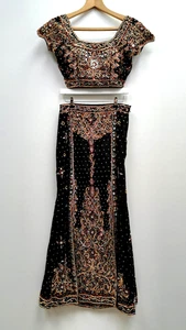 Sona Chandi Indian Dress Sequin Beaded Spanish Dancer No Size - Picture 1 of 14