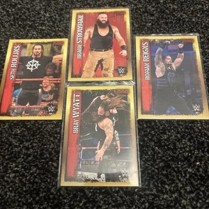 Topps 10th Edition Slam Attax 4 Thick Collectors Wrestling Cards - Picture 1 of 1