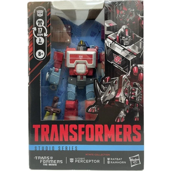 Hasbro Studio Series Transformers The Movie PERCEPTOR with RAMHORN & RATBAT