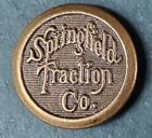 Bb 1916 Die Springfield Traction Co. Railroad Uniform Button Mo. Small Gilt