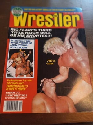 Revista como nueva WWF 1984 AWA Wrestler NWA Inside Lawler Flair Bundy Hart Abdullah Foto 1 de 4