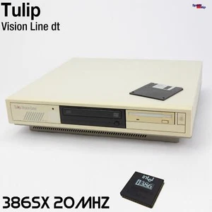 Tulip Vision Line dt 386 SX 20MHZ Intel PC Ordinateur Windows 3.1 Ms-dos 80386 - Photo 1/11