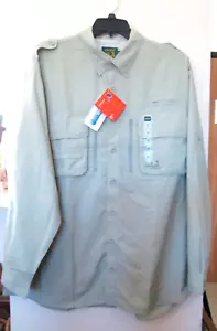 Giacca Camicia Cabelas Guidewear Uomo 2XL Alta Pesca Nylon Ventilata Manica Lunga Nuova con etichette - Foto 1 di 5
