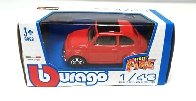 Fiat 500 Cinquecento - 1965 Rosso Red Burago Bburago 1:43 Nuovo 1/43 - Immagine 1 di 4
