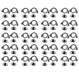 40 x D Shape Clip-Ear Ptt Zestaw słuchawkowy Słuchawki do Motorola Gp88s Gp300 Gp68 Gp2000 - Zdjęcie 1 z 6