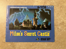 Nintendo NES: Game Manual - Milon's Secret Castle
