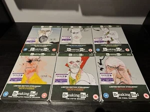 Breaking Bad complete 1-5 seasons. 6 Steelbook Blu-ray Zavvi Limited Series - Picture 1 of 2
