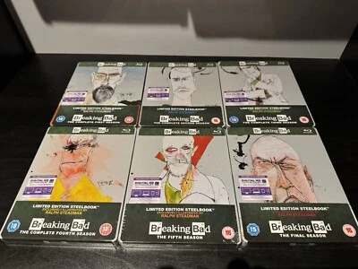 Breaking Bad complete 1-5 seasons. 6 Steelbook Blu-ray Zavvi Limited Series - Image 1 of 2
