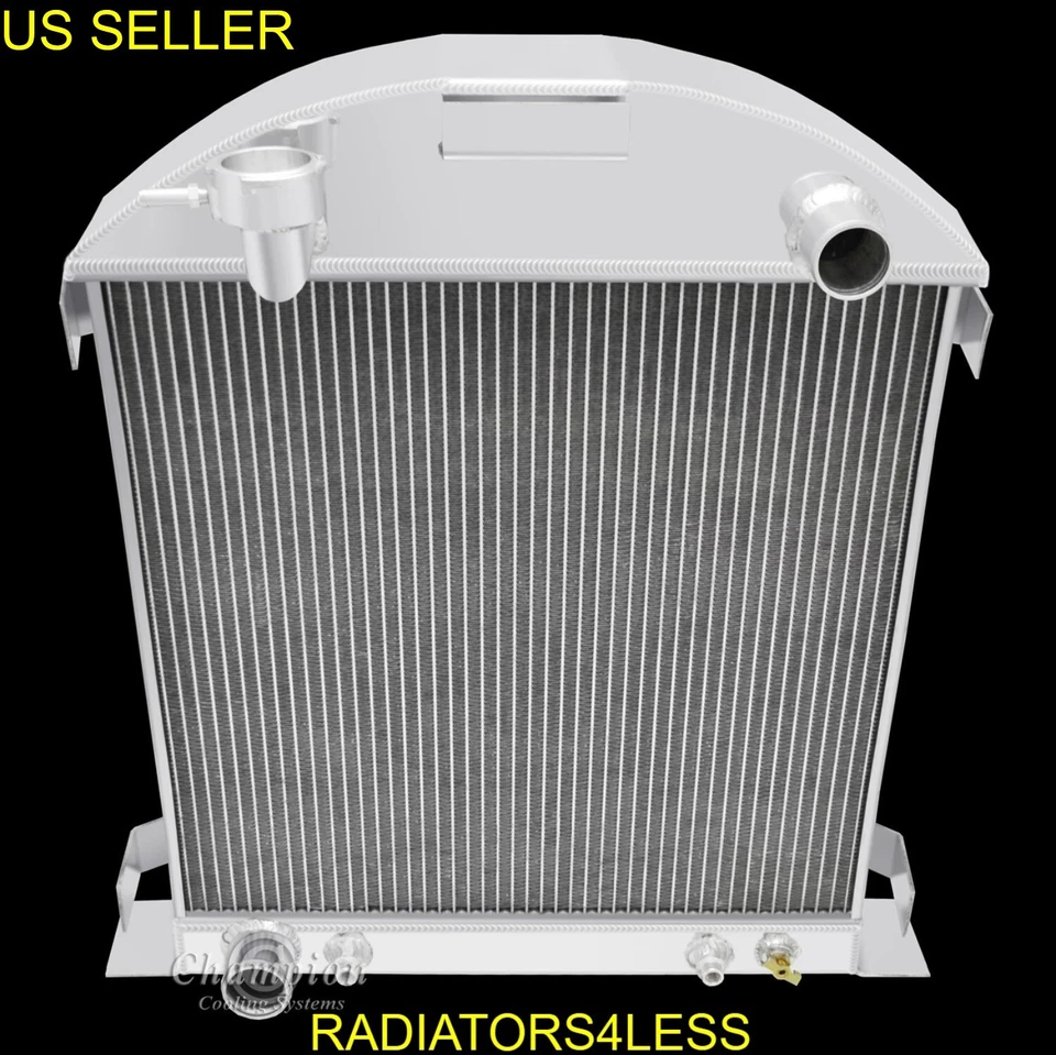 CAMPEÓN 4 FILAS RADIADOR TODO ALUMINIO 1928 1929 FORD MODELO A MOTOR FORD Foto 1 de 3