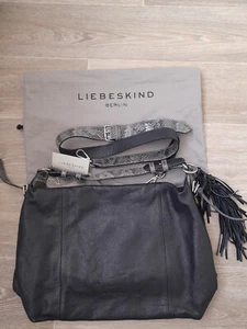 Liebeskind Damen Tasche - Echtleder - schwarz - snake - Hobo - Bild 1 von 9