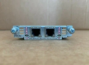 Cisco VIC-2FXO-EU Sprach-/Fax-Schnittstellenkarte (Cisco VIC-2FXO-EU=) CCNA CCIE Voice - Bild 1 von 9