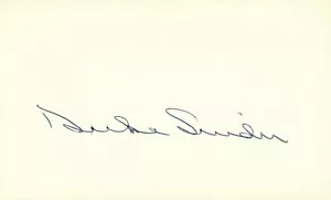 Duke Snider 1947 Brooklyn Dodgers Baseball HOF Signed 3x5 Index Card w/ JSA COA - Picture 1 of 2
