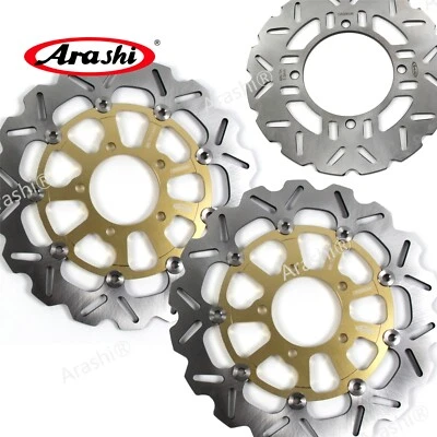 Передний и задний тормозные диски подходят для Kawasaki Z1000 ABS 2014-2021 ZZR1400 2006 2007 - Изображение 1 из 4