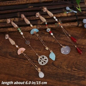 Chinese Hanfu Tassel Pendant Cheongsam Fringe Hanging Ornament Bride Jewelry - Bild 1 von 13