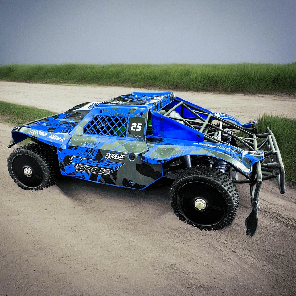 30DNT - 30 Degree North 5ive T RC body skin wrap (does not include RC) BLUE LOSI - Image 1 of 1