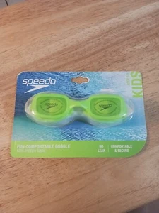 SPEEDO Kids Speedo Sonic Green Swim Goggles Ages 3-6 Gecko New - Picture 1 of 9